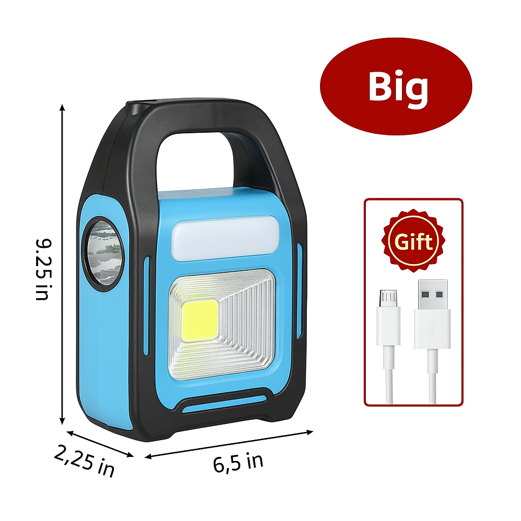 Rechargeable USB Camping Lantern with Powerbank - SolarGlow-Small-Nora Luxe