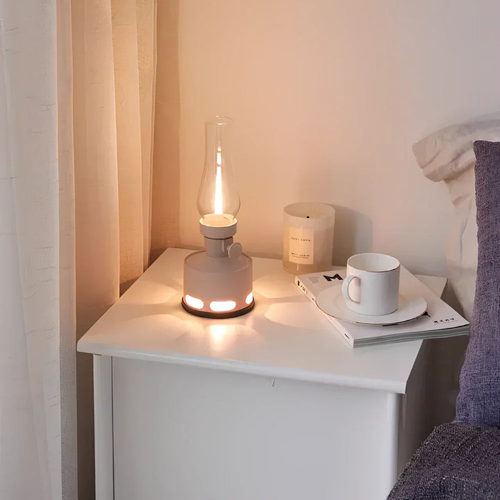 Rechargeable Vintage LED Lantern - LumaLantern-Green-Nora Luxe