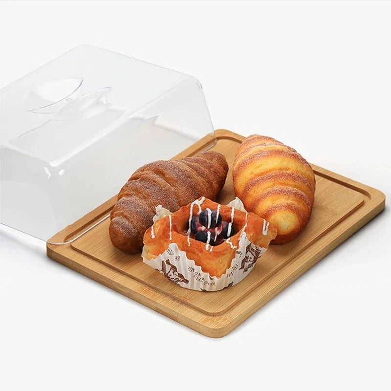 Rectangular Butter Dish with Bamboo Lid - FreshSeal-Nora Luxe