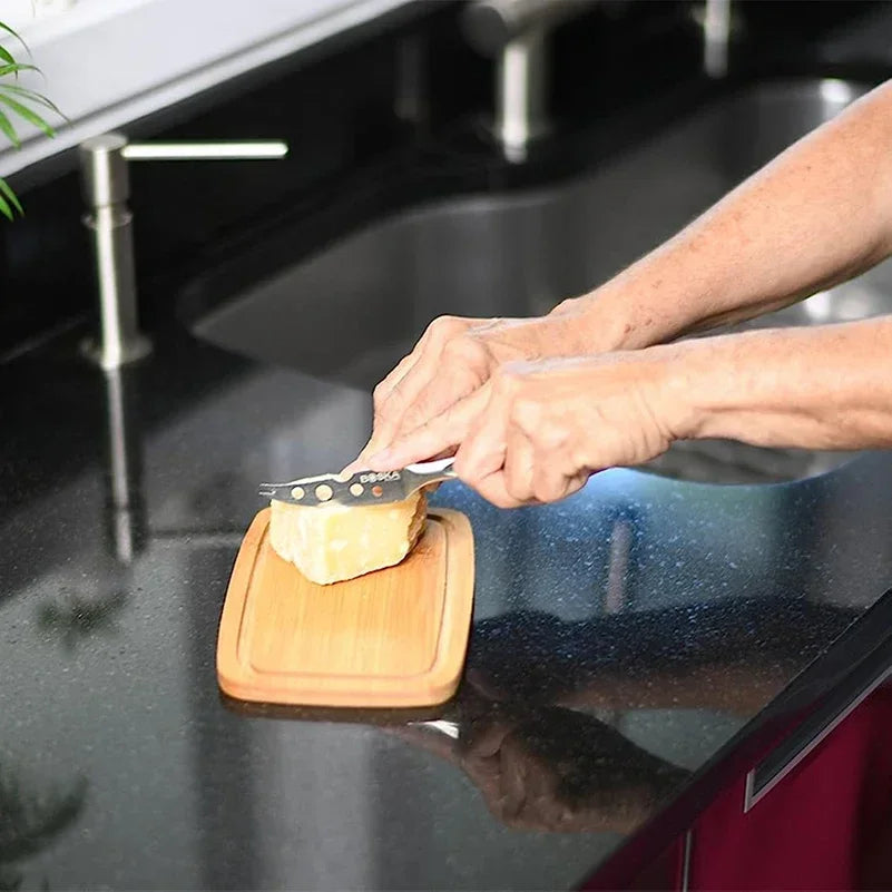 Rectangular Butter Dish with Bamboo Lid - FreshSeal-Nora Luxe