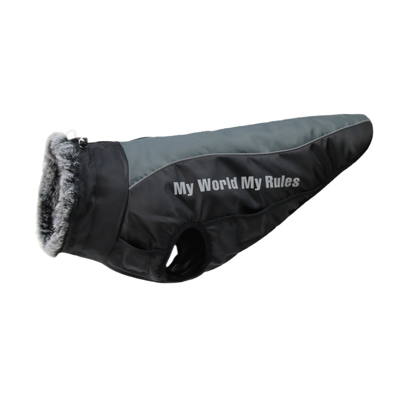 Reflective Dog Jacket with Harness - GlowPaw™-Gray-S-Nora Luxe