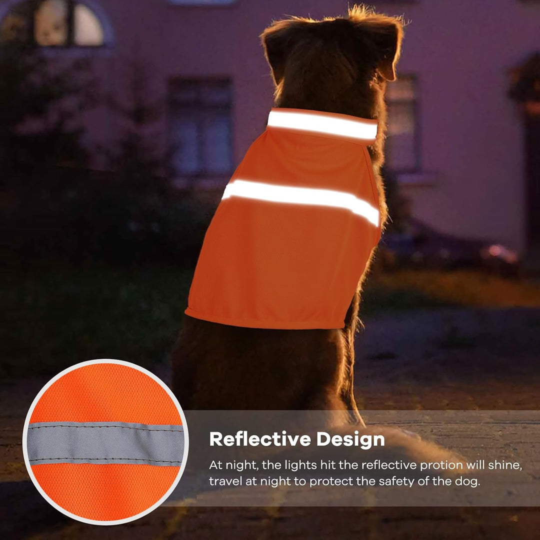 Reflective Dog Vest - Safety Vest with High Visibility-S-Nora Luxe