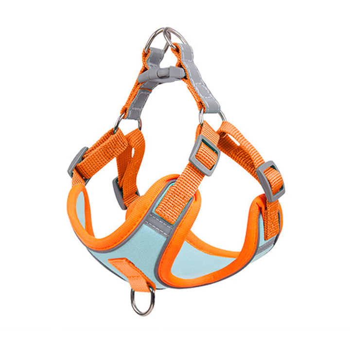 Reflective Puppy Harness - BrightPaw-Blue-S(5.51-8.82 lbs)-Nora Luxe