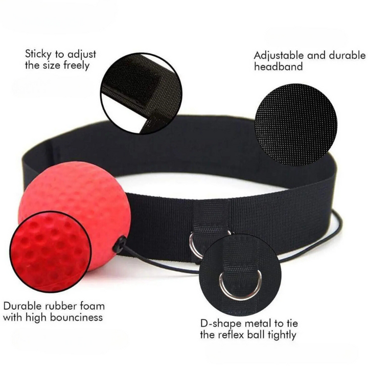 Reflex ball for Boxing Training - PunchPro-Black (Light Weight)-Nora Luxe