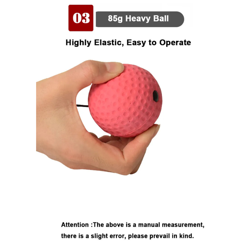 Reflex ball for Boxing Training - PunchPro-Black (Light Weight)-Nora Luxe