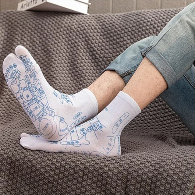 Reflexology Socks - FootRevive-2.5–6 (US)-Nora Luxe
