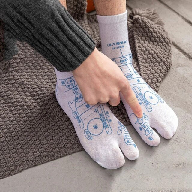 Reflexology Socks - FootRevive-2.5–6 (US)-Nora Luxe