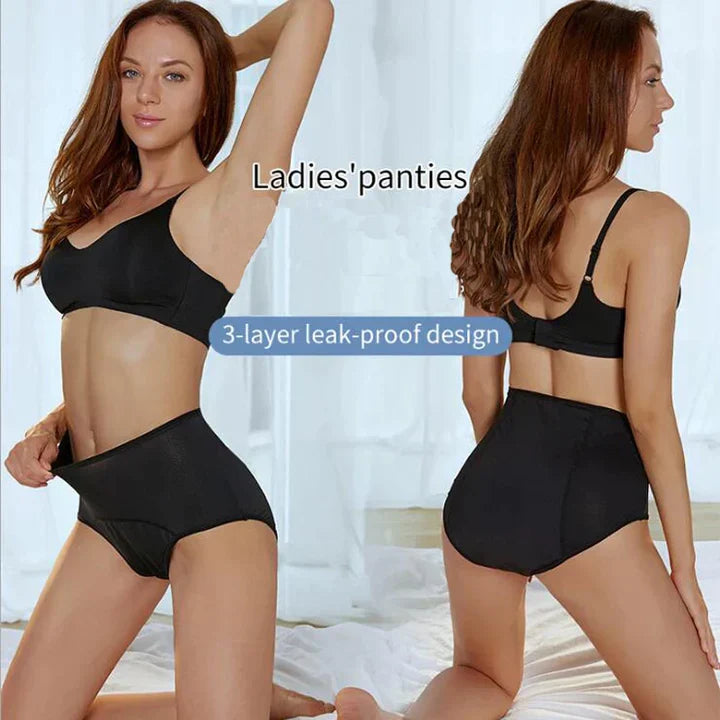 Reliable Menstrual Underwear for Daily Protection - Noor (1+1 FREE)-1+1 FREE (Blue)-S (28–30 inches)-Nora Luxe