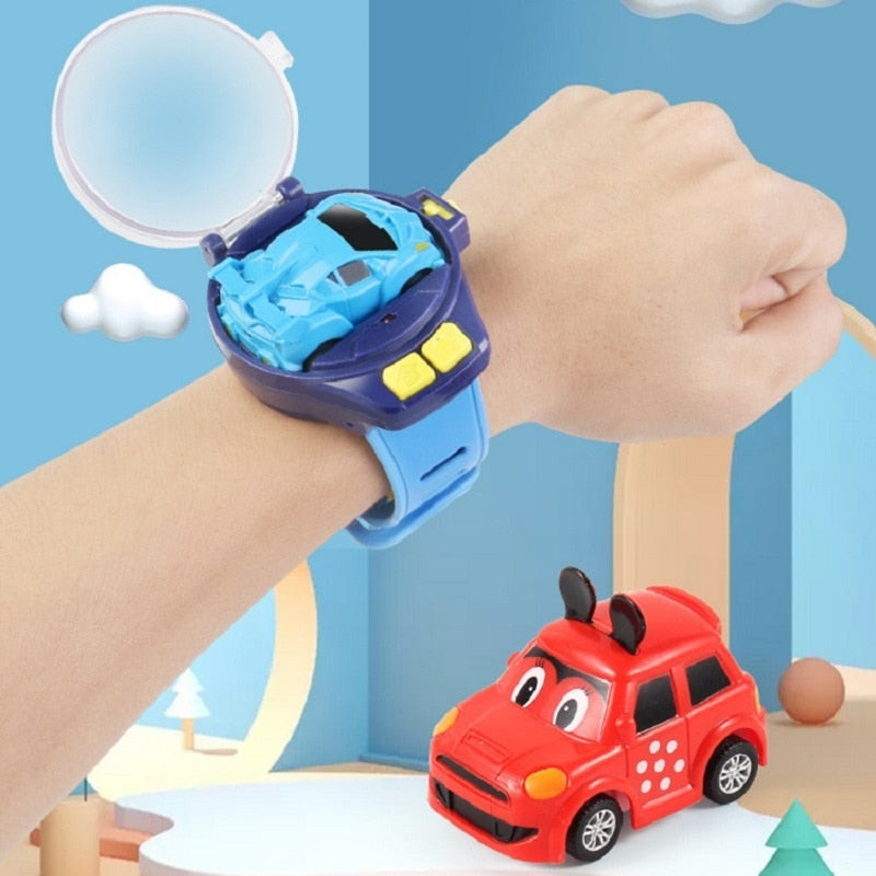 Remote Control Car Clock - RaceMaster-Blue-Nora Luxe