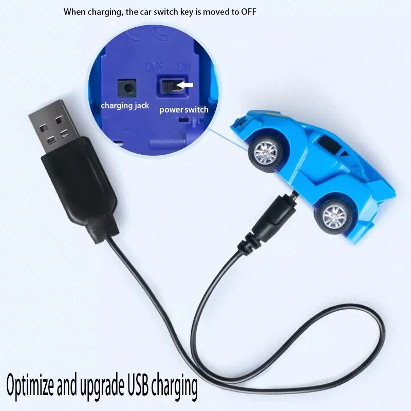 Remote Control Car Clock - RaceMaster-Blue-Nora Luxe