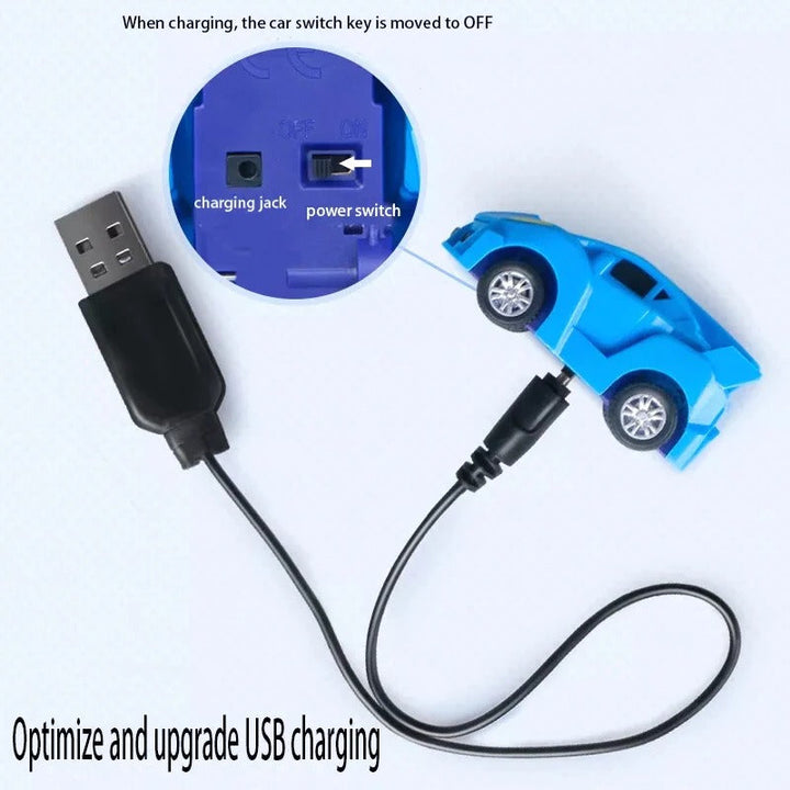 Remote Control Car Clock - RaceMaster-Blue-Nora Luxe
