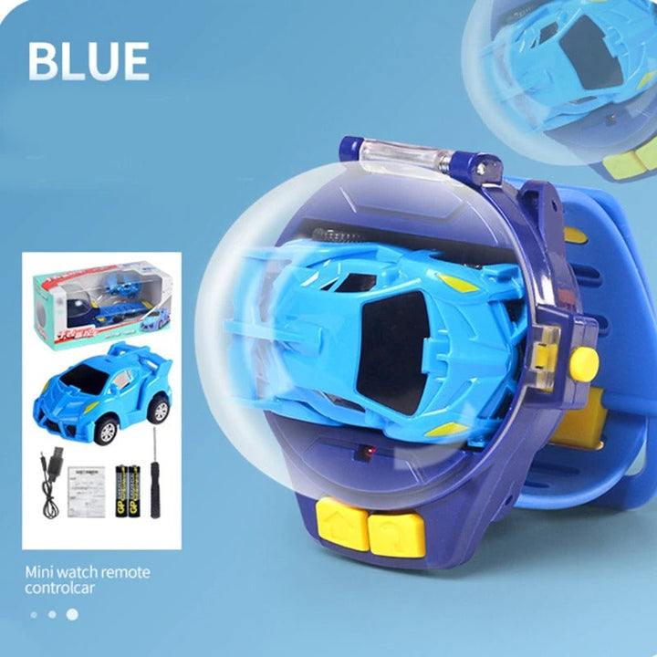 Remote Control Car Clock - RaceMaster-Blue-Nora Luxe