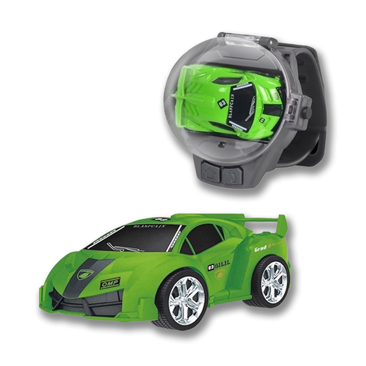 Remote Control Car Clock - RaceMaster-Green-Nora Luxe