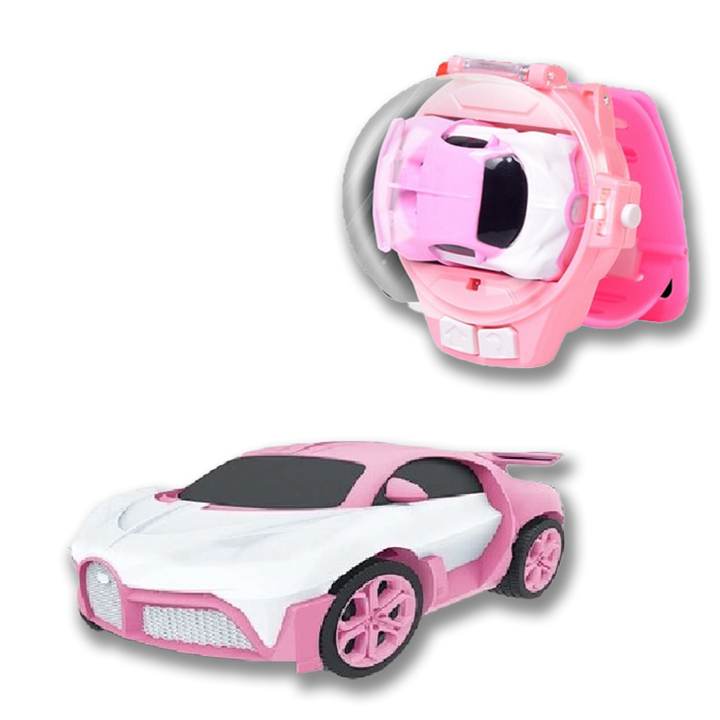 Remote Control Car Clock - RaceMaster-Pink-Nora Luxe