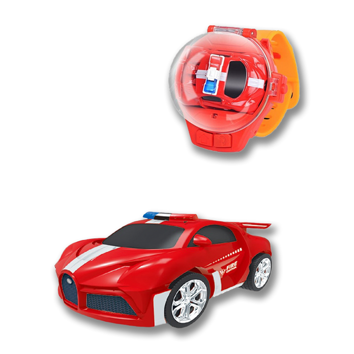 Remote Control Car Clock - RaceMaster-Red-Nora Luxe
