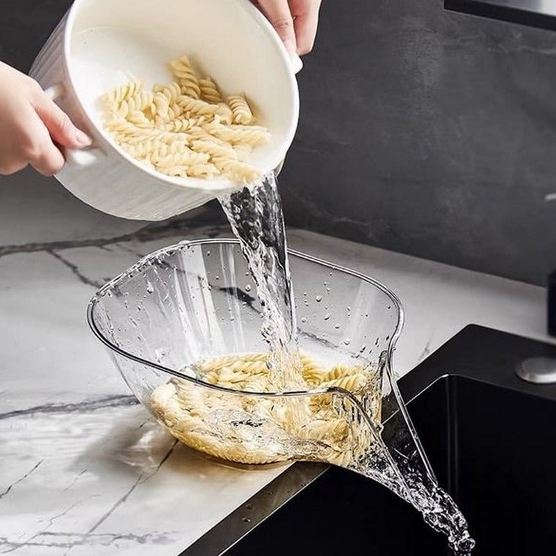 Removable Dish & Draining Basket - DrainEase-Grey-Nora Luxe