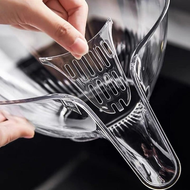 Removable Dish & Draining Basket - DrainEase-Grey-Nora Luxe