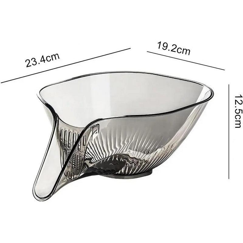 Removable Dish & Draining Basket - DrainEase-Grey-Nora Luxe