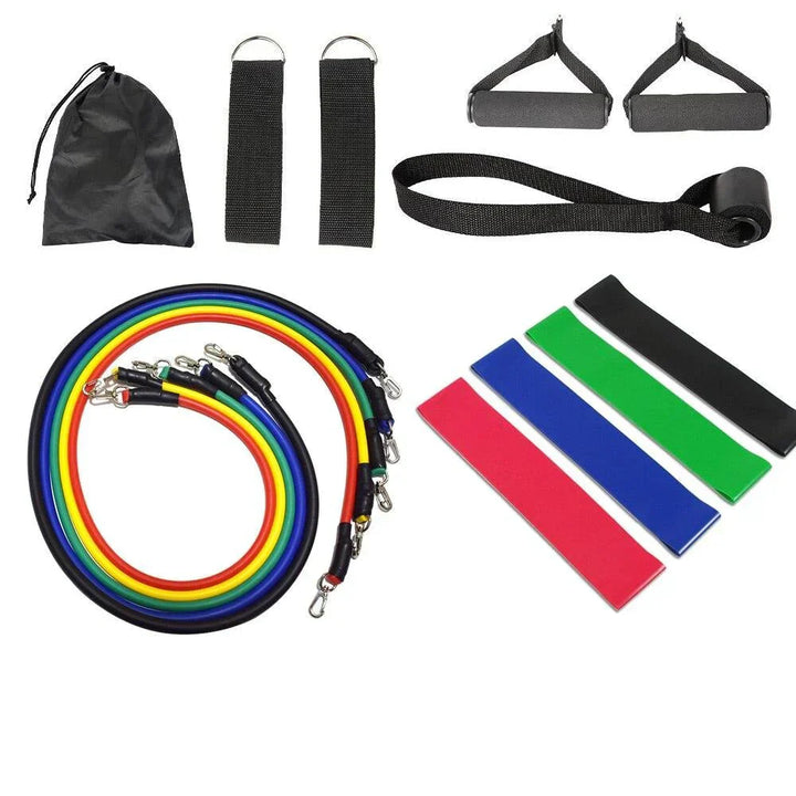 Resistance Band Set - FlexiFit-15 pieces-Nora Luxe