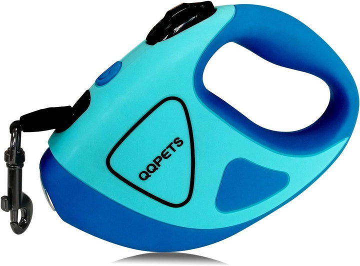 Retractable Dog Leash with LED Lighting - SafePaw-Blue-196.85 inches-Nora Luxe
