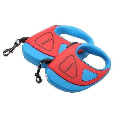 Retractable Dog Leash with LED Lighting - SafePaw-red-314.96 inches-Nora Luxe