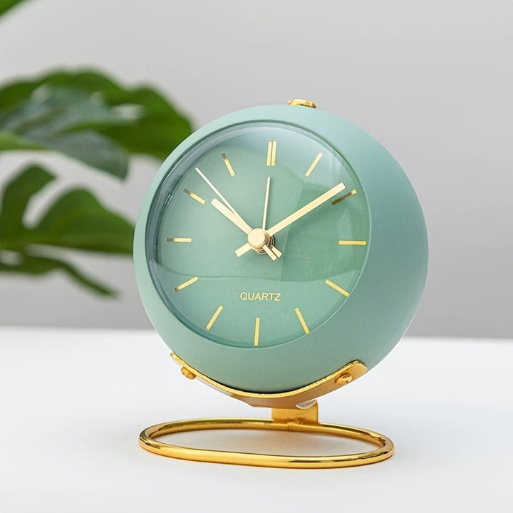 Retro Analog Alarm Clock – Buzzley-Pink-The Livary