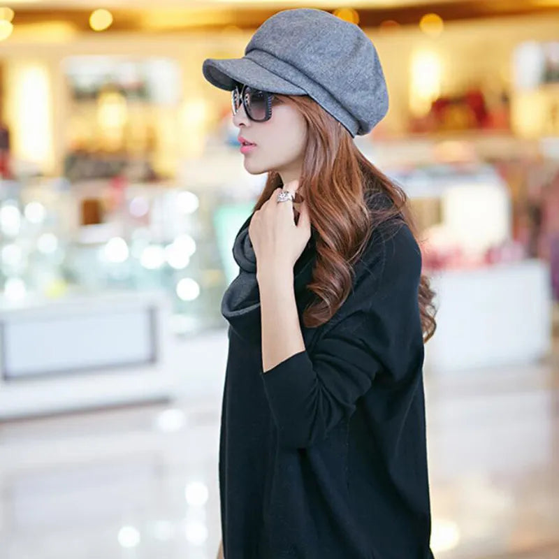 Retro Balloon Hat - Verna-Gray-Nora Luxe