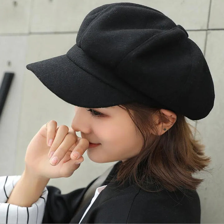 Retro Balloon Hat - Verna-Gray-Nora Luxe