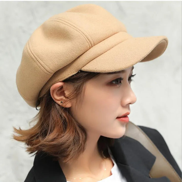 Retro Balloon Hat - Verna-Yellow-Nora Luxe