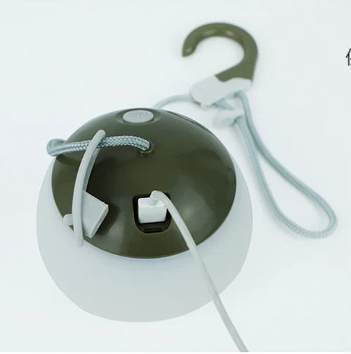Retro Camping Lantern USB Rechargeable Light - CampGlow-Green-Nora Luxe