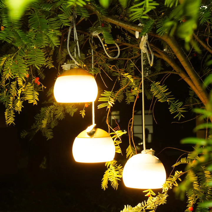 Retro Camping Lantern USB Rechargeable Light - CampGlow-Green-Nora Luxe