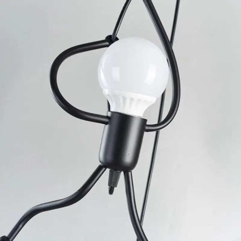Retro Ceiling Lamp FunPop - PlayGlow-1 Light Bulb-Nora Luxe