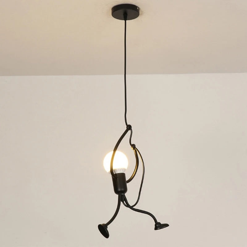 Retro Ceiling Lamp FunPop - PlayGlow-1 Light Bulb-Nora Luxe