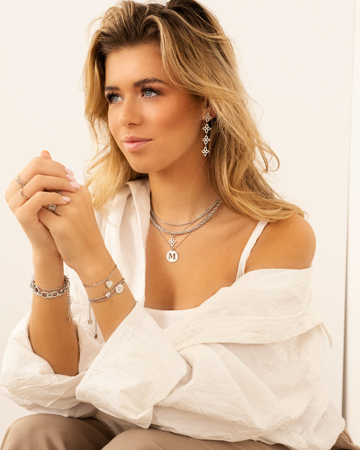 RETRO FLOWER HOOP EARRINGS - Limited Edition-Gold-plated-Nora Luxe