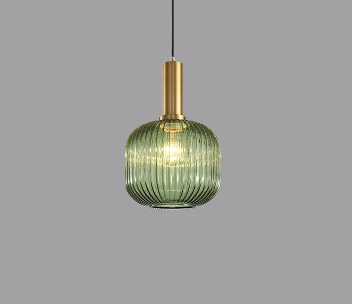 Retro Glass Pendant Lamp - ColorVibe-Brown-A-Nora Luxe