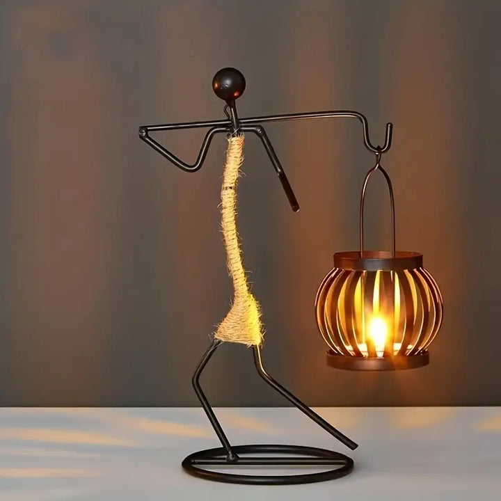 Retro & Stylish Candle Holder - VintageMan-The Protector-Nora Luxe