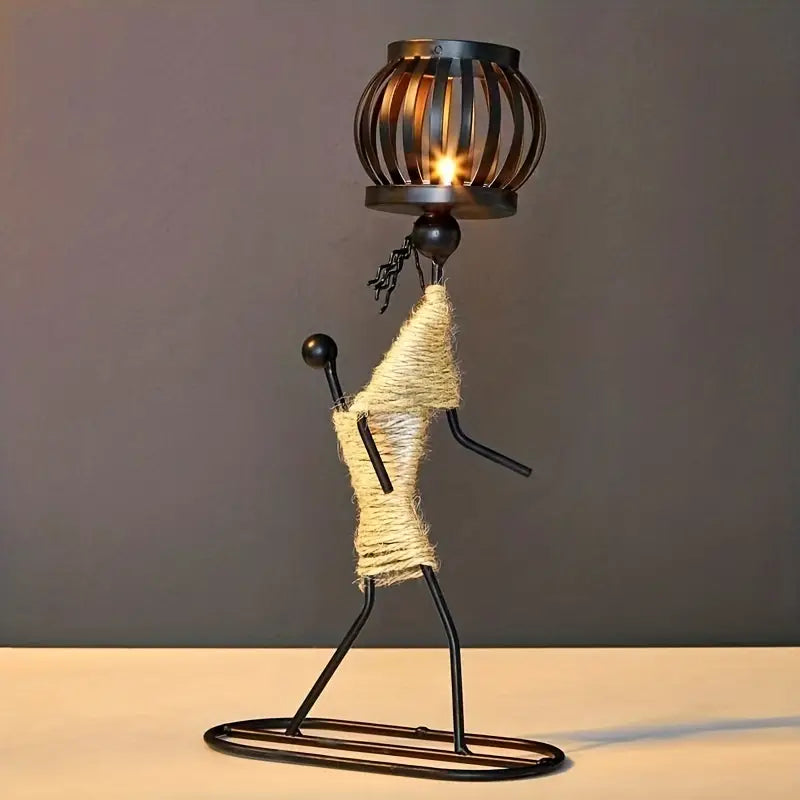 Retro & Stylish Candle Holder - VintageMan-The Thinker The Candlestick Holder-Nora Luxe
