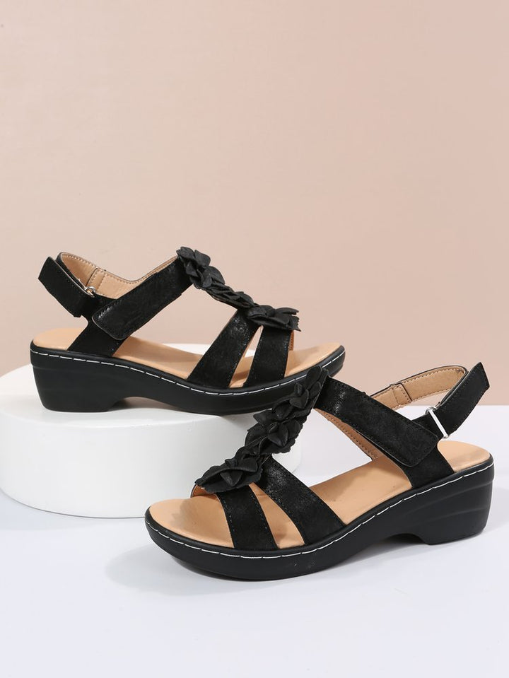 Retro summer sandals for women – Aurelia-Yellow-3-Nora Luxe