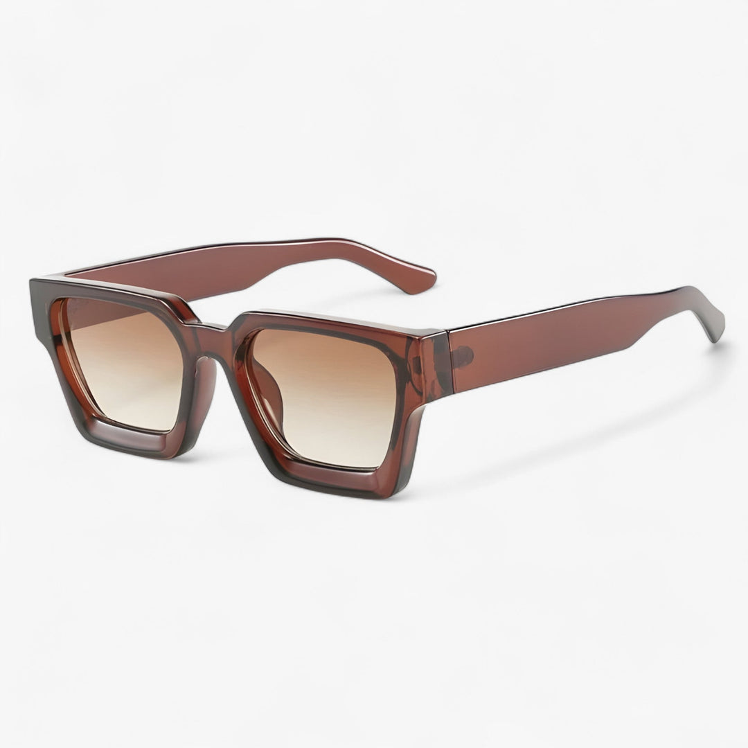 Retro sunglasses for men with square design – Calven-Brown-Nora Luxe
