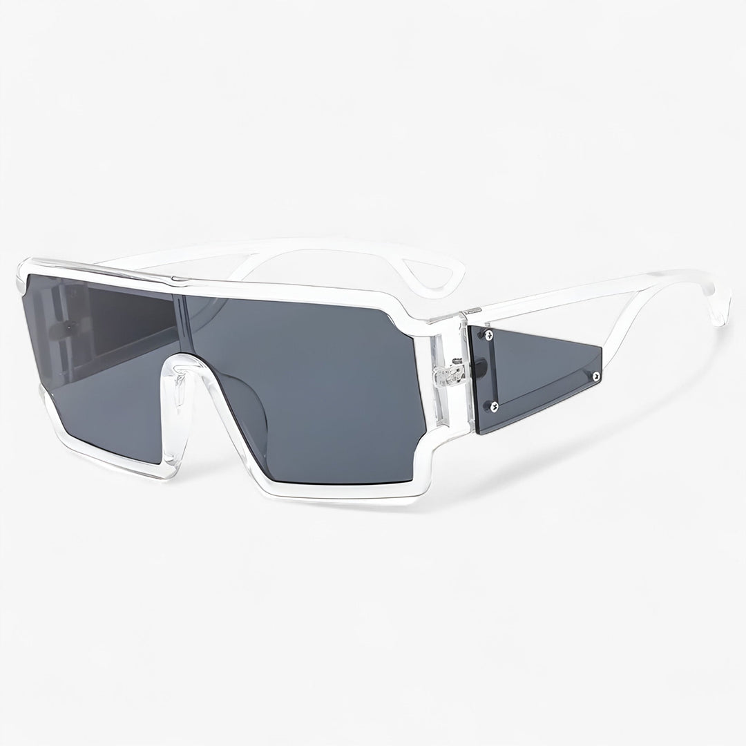 Retro sunglasses with classic chic - Solenne-White-Nora Luxe