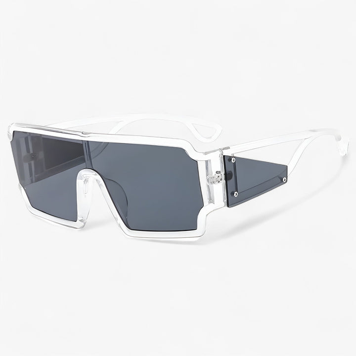 Retro sunglasses with classic chic - Solenne-White-Nora Luxe