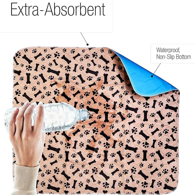 Reusable Plasma for Dogs - EcoPad-Coffee-Bone-Paw-15.7 5 x 23.62 inches-Nora Luxe