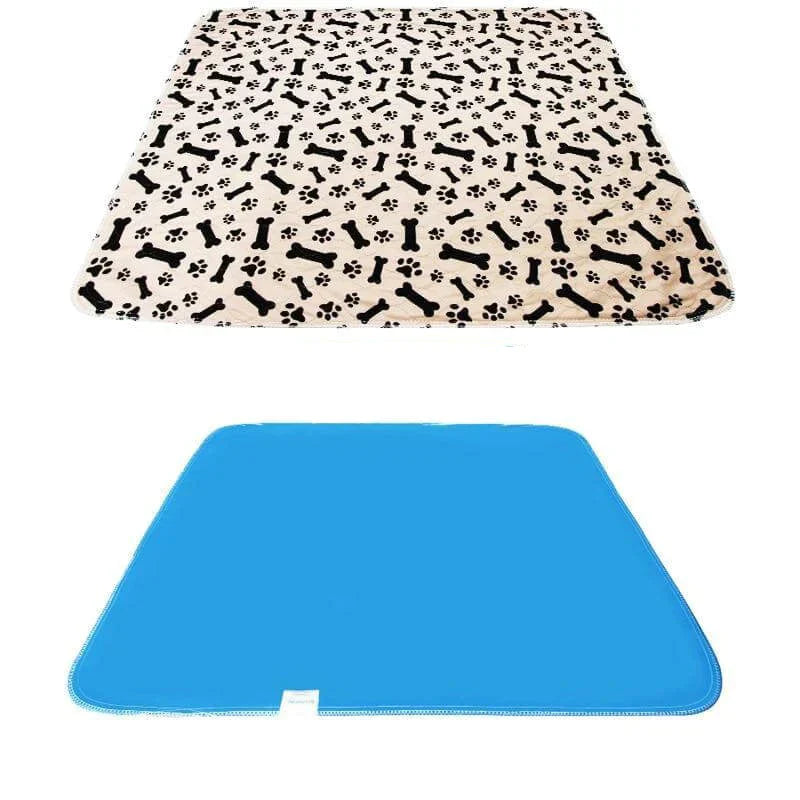 Reusable Plasma for Dogs - EcoPad-Coffee-Bone-Paw-15.7 5 x 23.62 inches-Nora Luxe