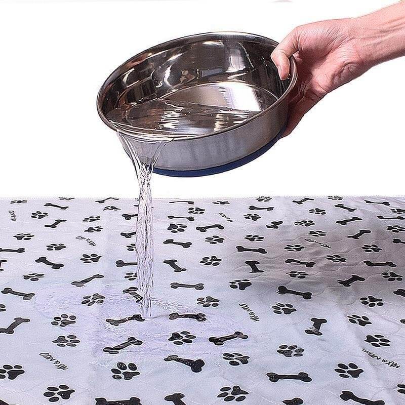 Reusable Plasma for Dogs - EcoPad-Coffee-Bone-Paw-15.7 5 x 23.62 inches-Nora Luxe