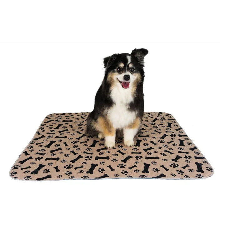 Reusable Plasma for Dogs - EcoPad-Coffee-Bone-Paw-15.7 5 x 23.62 inches-Nora Luxe
