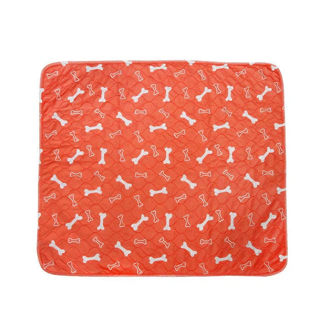 Reusable Plasma for Dogs - EcoPad-Orange-Bone-15.7 5 x 23.62 inches-Nora Luxe