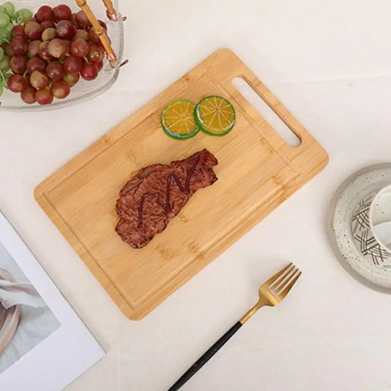 Reversible Wooden Cutting and Serving Board - DualWood-15 × 20 = 5.91 × 7.87 in-Nora Luxe