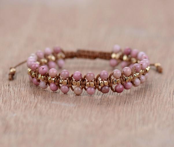 Rhodonite "Heart Energy" Bracelet - Amara-Nora Luxe