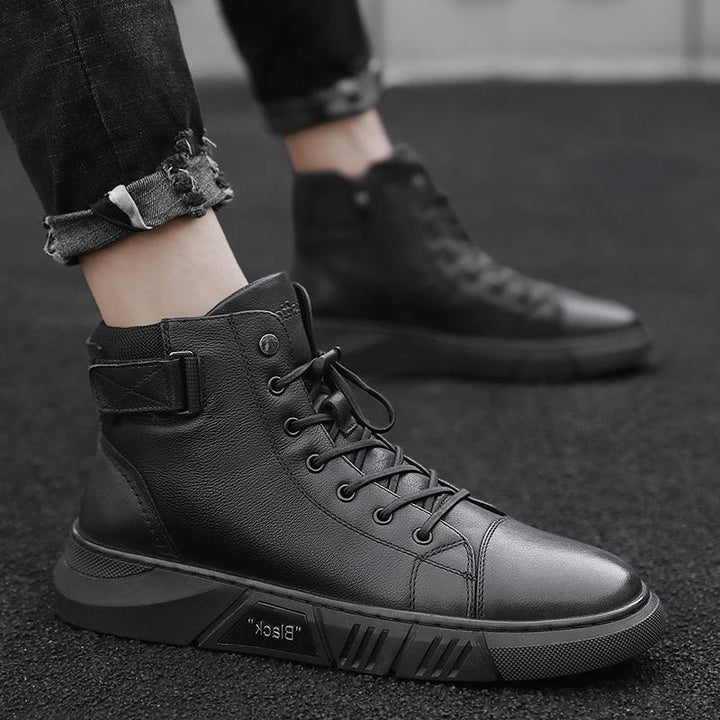 Robust Black Men's Shoes - Maxwell-6.5-Nora Luxe