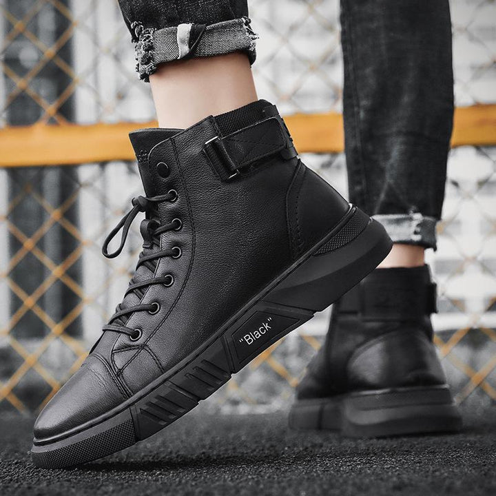 Robust Black Men's Shoes - Maxwell-6.5-Nora Luxe